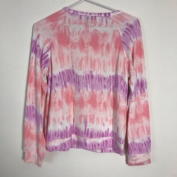 Lucky Brand Tie Dye Soft Sweater- Pink & Purple- Size Large- Great Condition! - Picture 4 of 4